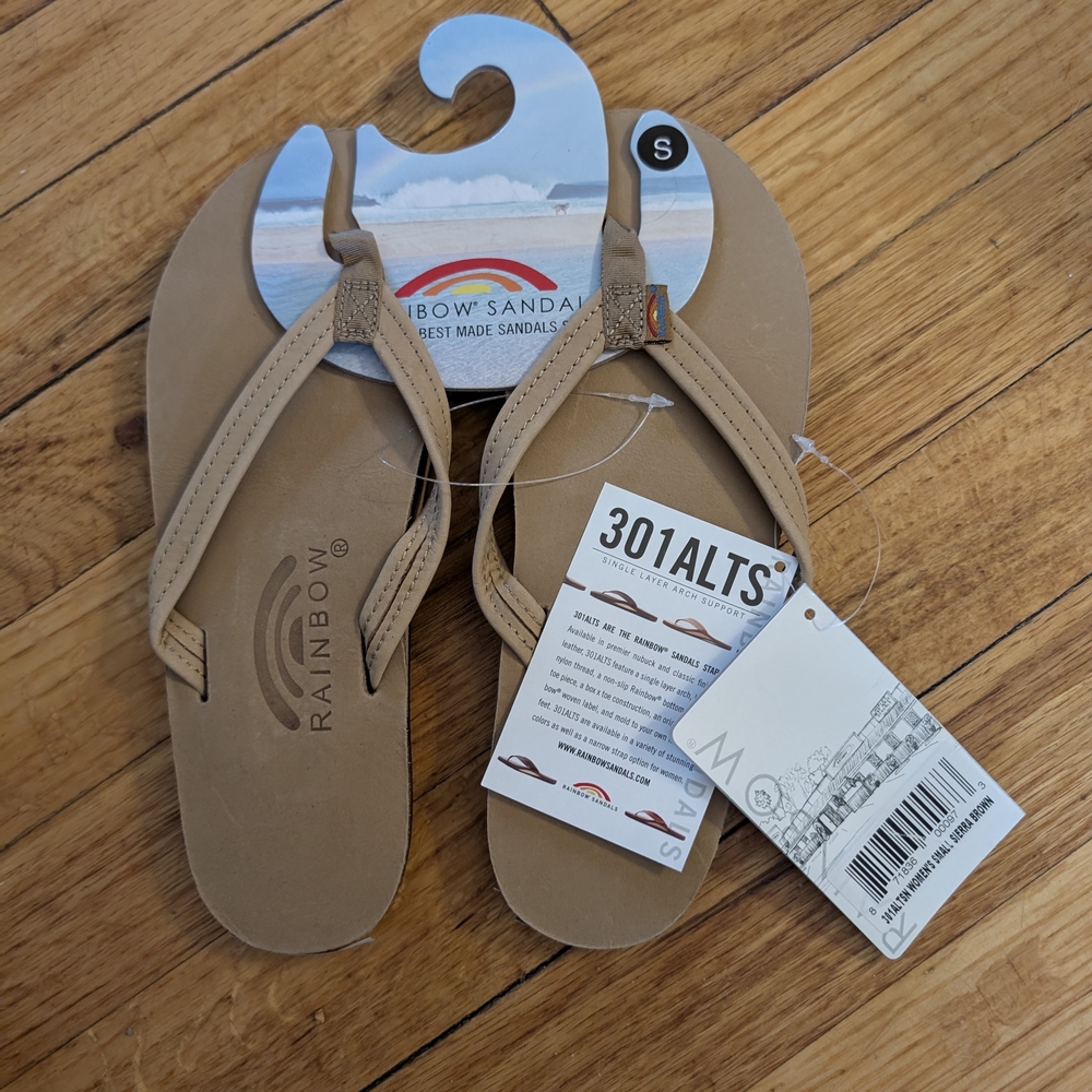 Rainbow Women's Small Sierra Brown Sandals/Flip Flops